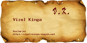 Vizel Kinga névjegykártya